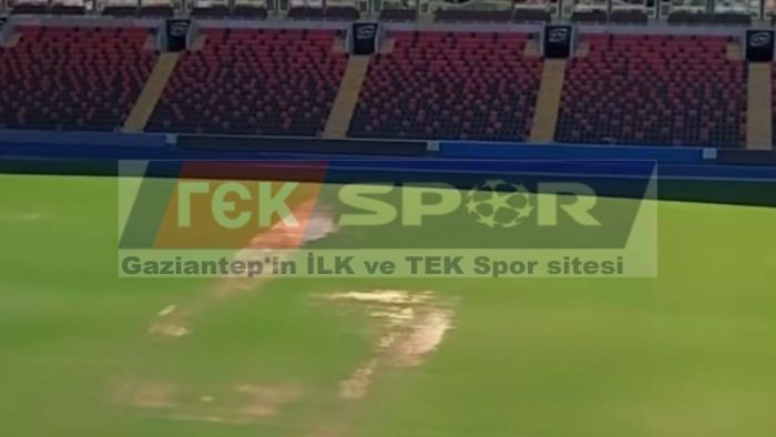 Gaziantep FK'da Samsun maçı öncesi stadyum şoku