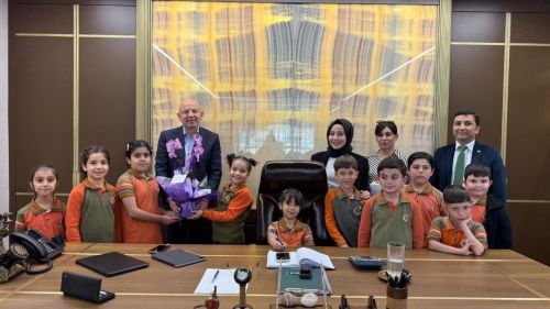 Hatice Seyit Çeker İlkokulu’nun minik yüreklerinden anlamlı ziyaret