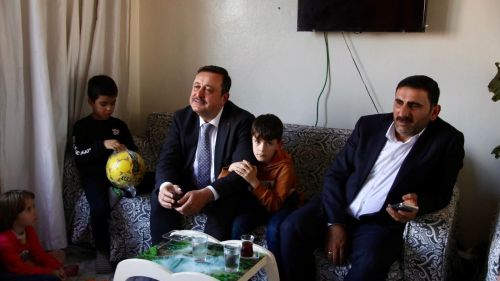 Ak Parti İl Başkanı Fedaioğlu aile ziyaretinde