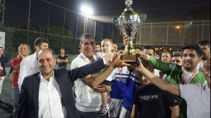 Altunkaya Grubu'nda futbol heyecanı yaşandı