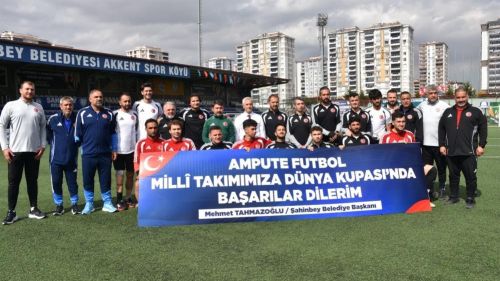 Ampute Futbol Milli Takımı'na Tahmazoğlu morali