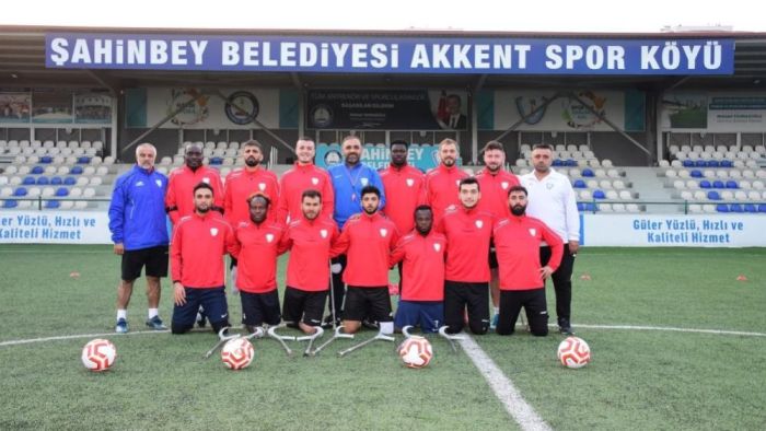 Şahinbey Ampute Futbol takımı kupayı kazanmak istiyor