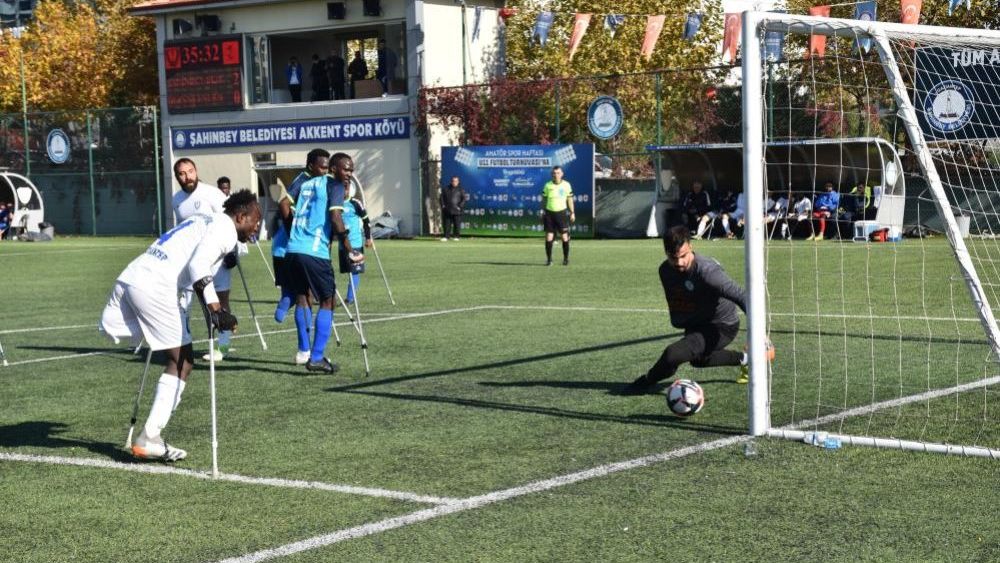 Şahinbey Ampute’den anlamlı ve farklı galibiyet 5-0