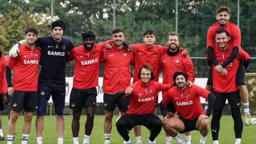 Gaziantep FK'da neşeli antrenman