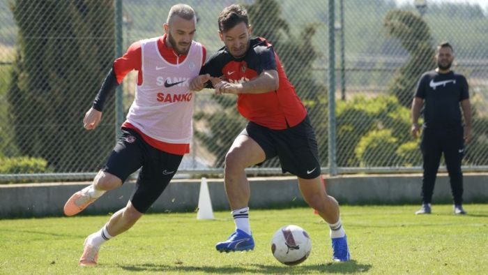 Gaziantep FK tek antrenman yaptı