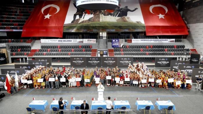 Gaziantep’te 'Türkiye Halk Oyunları Kulüpler Arası Bölge Şampiyonası' düzenlendi