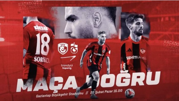 Gaziantep FK’nın rakibi Trabzonspor! Ya üç, ya hiç