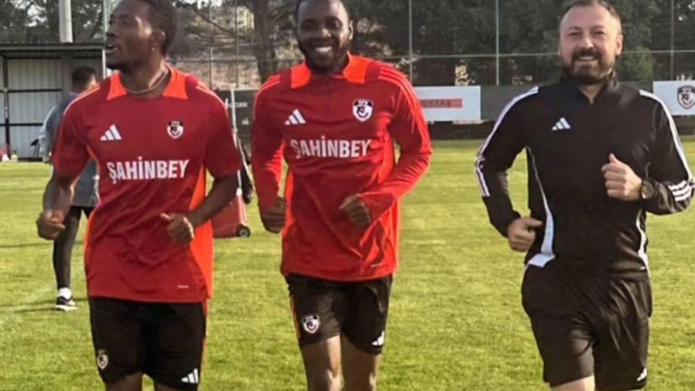 Gaziantep FK’da Okereke sevinci