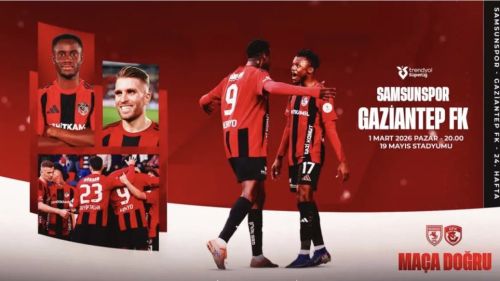Gaziantep FK, Samsunspor’a karşı