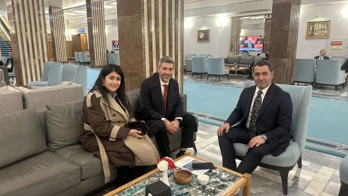 Eski futbolcu Yozgatlı’dan Bozgeyik’e ziyaret