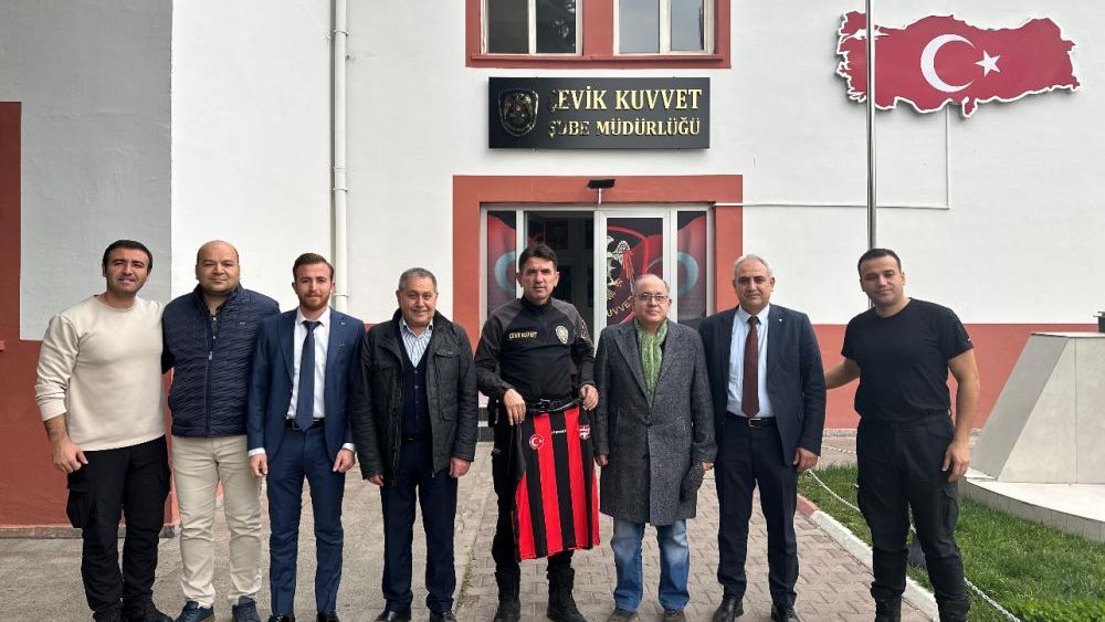 Gaziantepspor'dan Çevik Kuvvet'e ziyaret