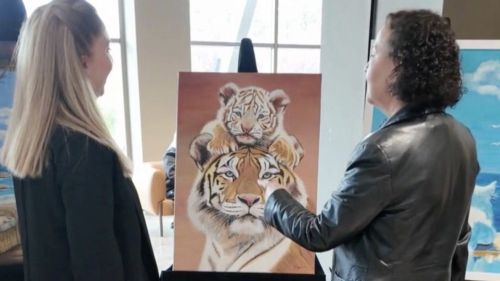 Şehitkamilli hanımların eserleri görücüye çıktı