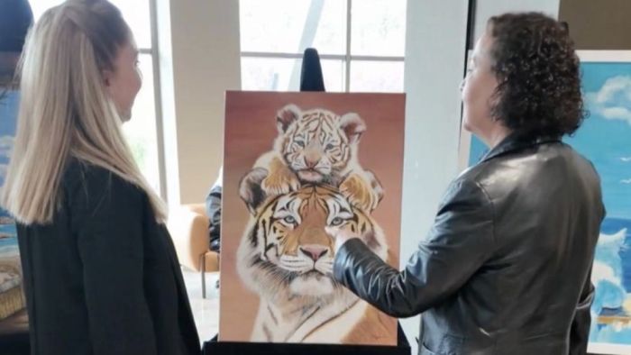 Şehitkamilli hanımların eserleri görücüye çıktı