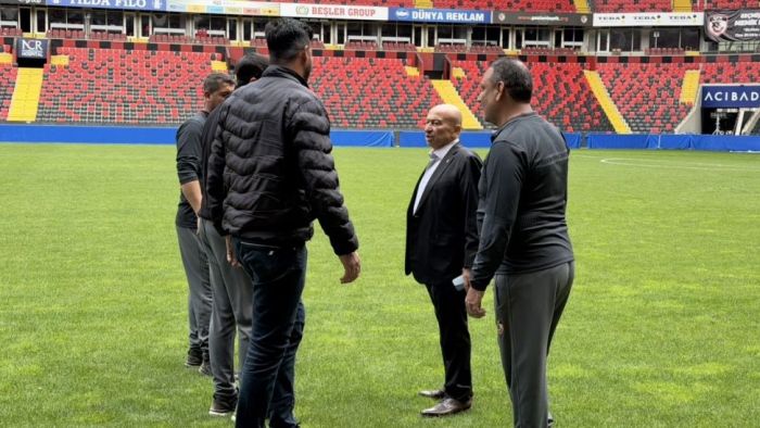 Gaziantep FK’da stadyum Beşiktaş maçına hazırlanıyor