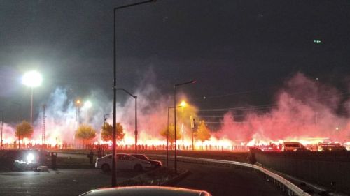 Gaziantep FK taraftarı görevini yaptı