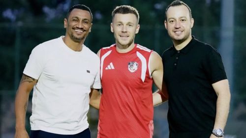 Gaziantepsporlu İvan De Souza, Gaziantep FK antrenmanında