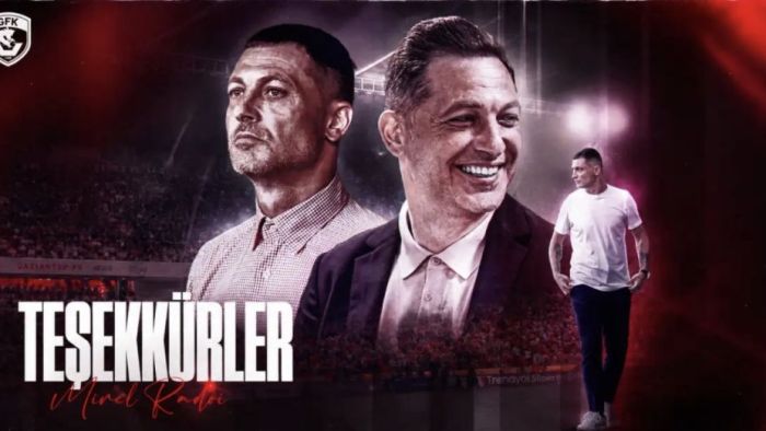 Gaziantep FK’dan Mirel Radoi’ye teşekkür