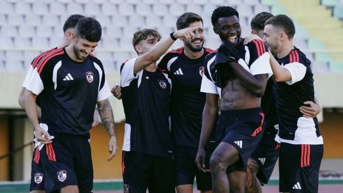 Gaziantep FK’nın yeni transferi Abakar antrenmanda
