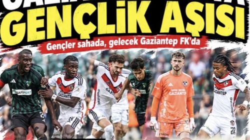 Gaziantep FK’ya gençlik aşısı