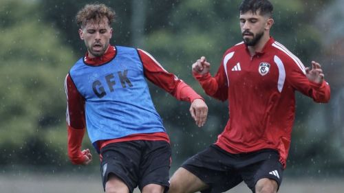 Gaziantep FK yağmur altında çalıştı