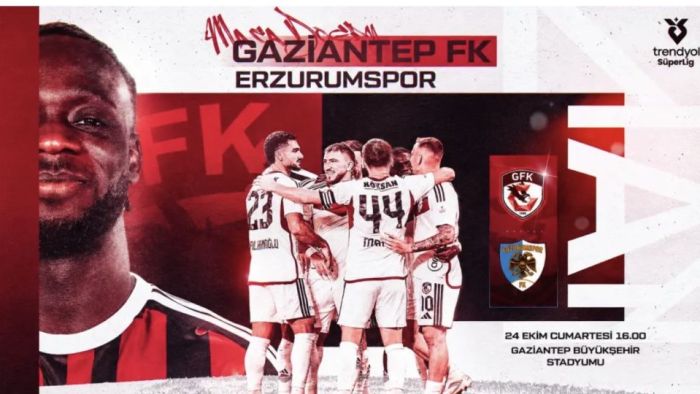 Gaziantep FK, Erzurumspor’u konuk ediyor