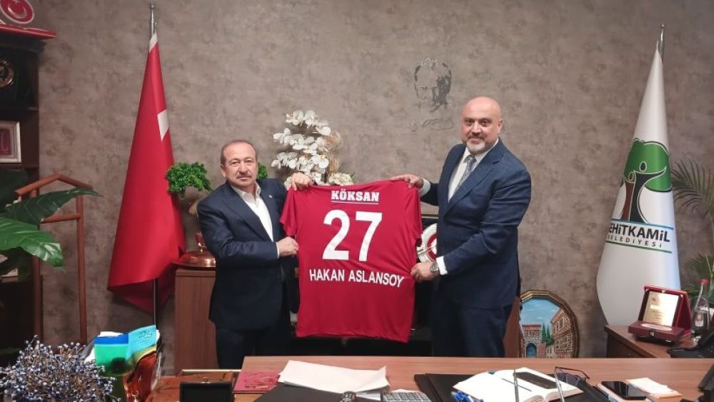 Gaziantep FK’dan Aslansoy’a hayırlı olsun ziyareti
