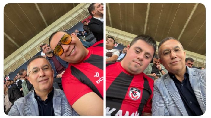 Vali Kemal Çeber’in Gaziantep FK maçındaki arkadaşları