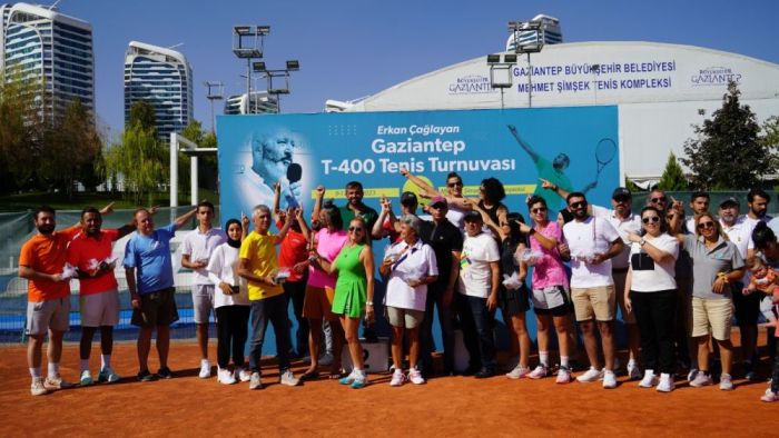 Gaziantep T-400 tenis turnuvası heyecan yaşattı