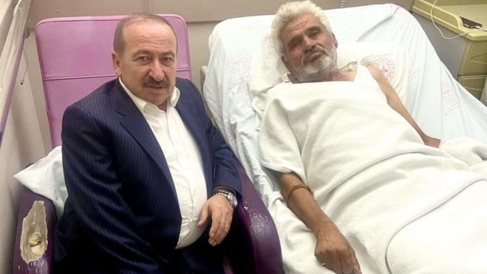 Başkan Yılmaz’dan Amigo Reşit’e geçmiş olsun ziyareti