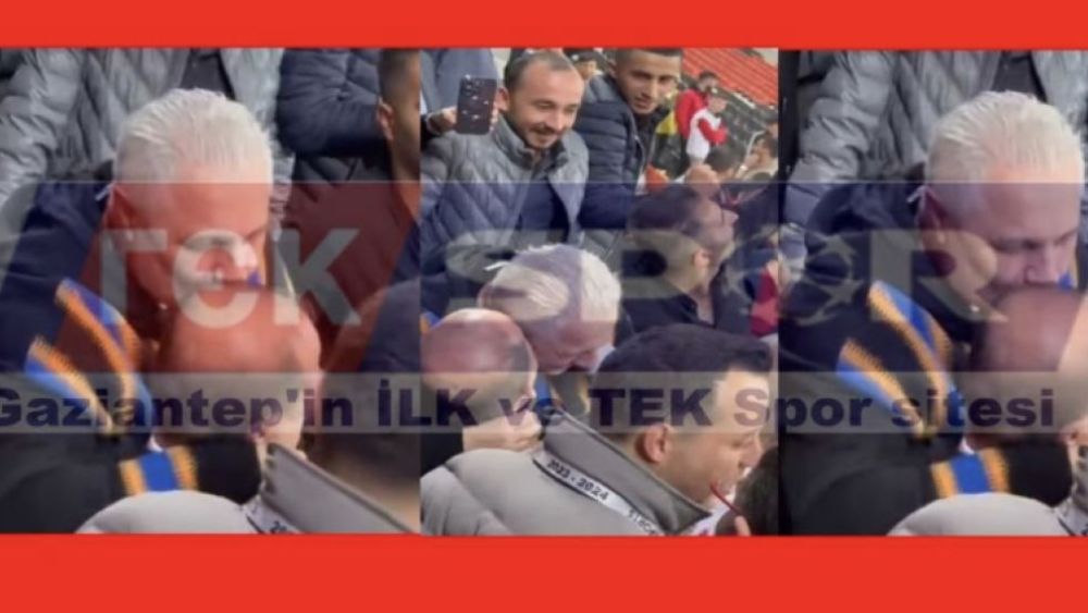 Gaziantep FK'da Sumudica, Başkanı kafasından öptü!