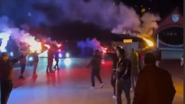 Gaziantep FK’ya coşkulu karşılama