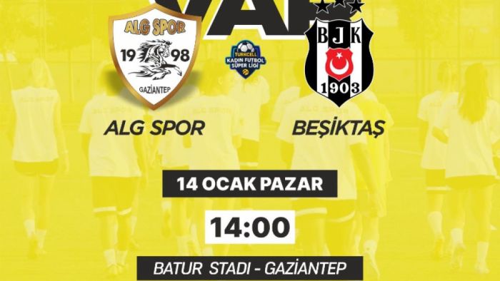 Gaziantep ALG’nin rakibi Beşiktaş! Maç ne zaman?