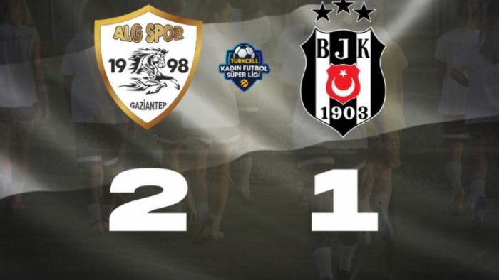 Gaziantep ALG Spor, Beşiktaş’ı 2-1’le geçti