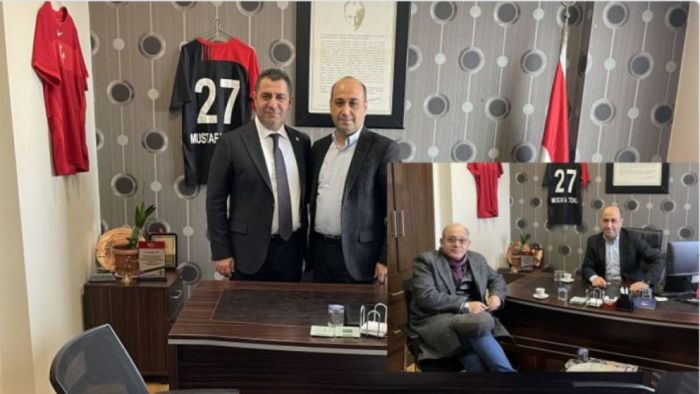 Bünyamin Bozgeyik ve Mutlu Özpineci'den Tekspor'a ziyaret