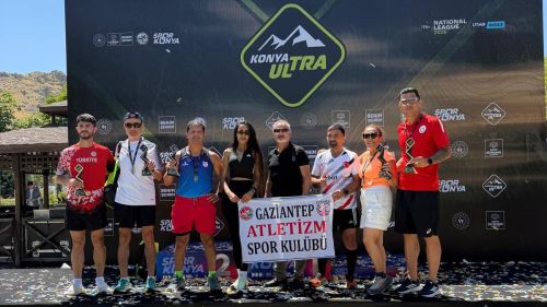 Konya Ultra Trail'de Gaziantep Atletizm SK Rüzgarı! 5 Madalya ile Döndüler