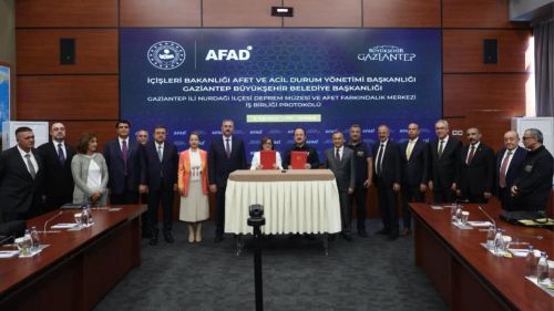 Nurdağı Deprem Müzesi için iş birliği protokolü imzalandı