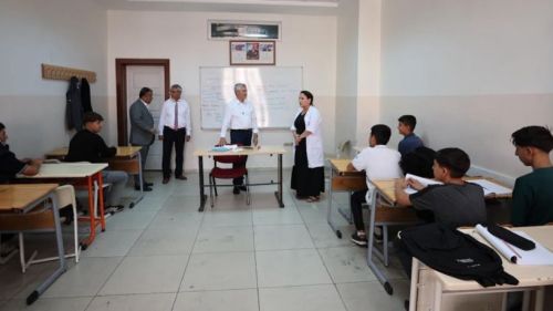BAŞKAN TAHMAZOĞLU, MESEM ÖĞRENCİLERİNİ ZİYARET ETTİ