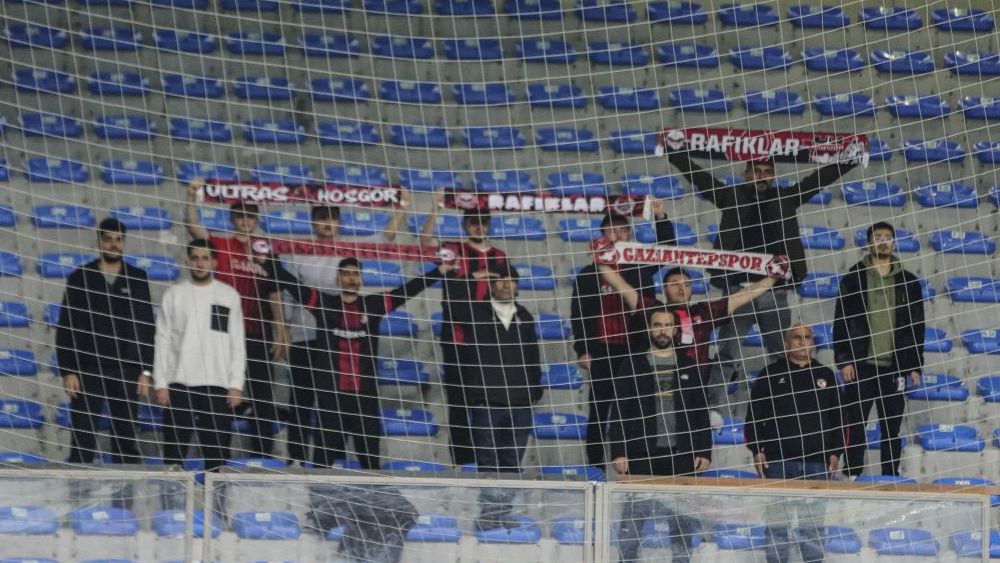 Gaziantep FK'yı Taraftarlar yalnız bırakmadı