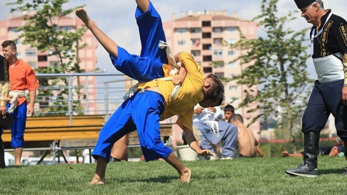 Şahinbey Belediyesi aba güreşine ev sahipliği yapıyor