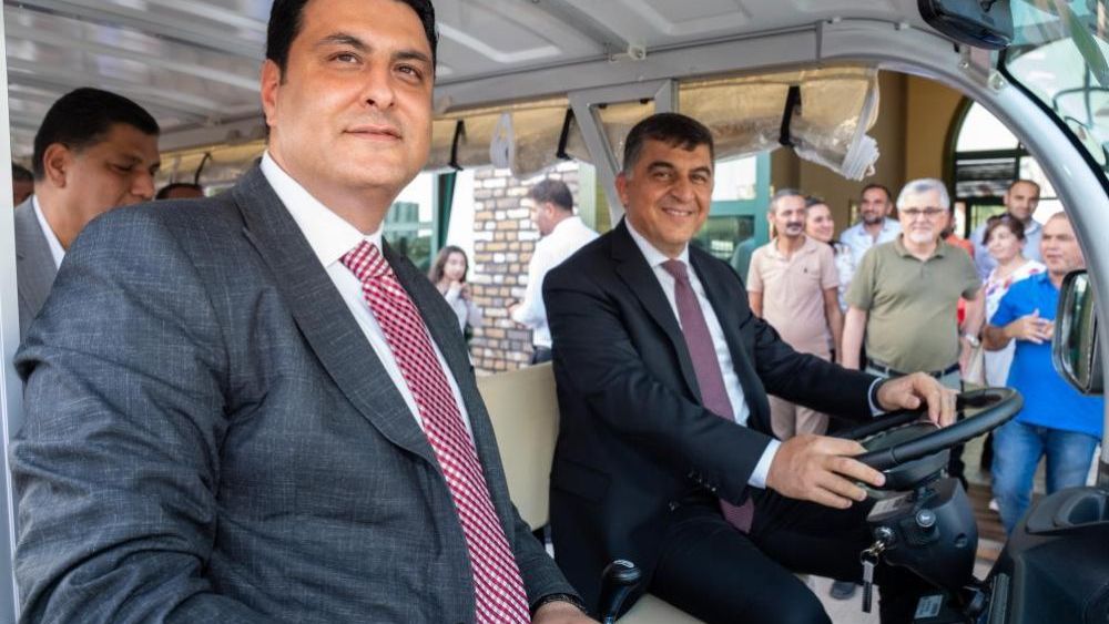 Agro park’ın açılışını Başkan Yılmaz ile Fadıloğlu birlikte yaptı