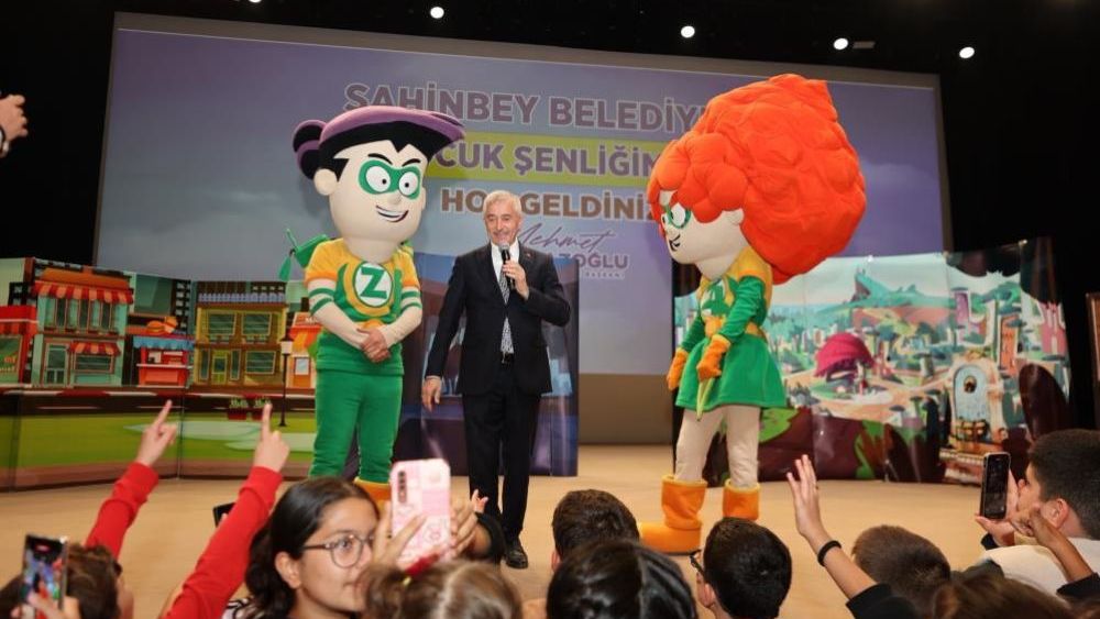 Çocuklar, Şahinbey’in Çocuk Şenliği'nde eğlendi