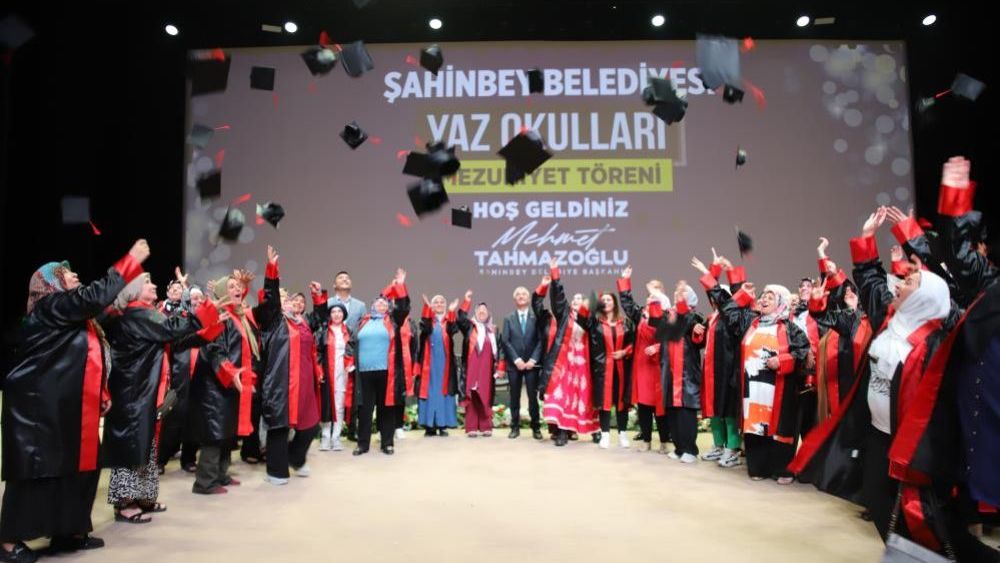 Şahinbey'de yaz okulu mezuniyet töreni düzenlendi