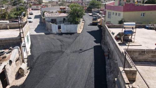 Gaziantep Büyükşehir Belediyesi'nden Araban'a ilk sıcak asfalt
