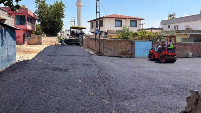 Büyükşehir'in Araban’da sıcak asfalt çalışması sürüyor