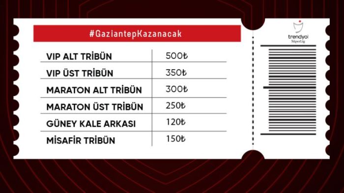Gaziantep FK-İstanbulspor maçının biletleri satışta