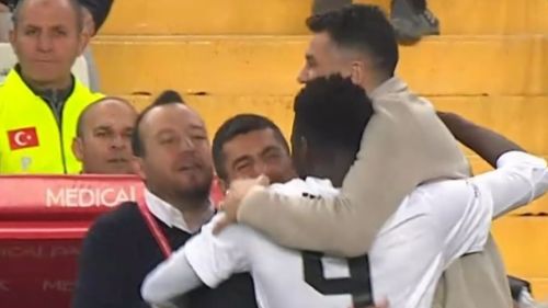 Burak Yılmaz ve Cemil Cansız'ın haklı sevinci