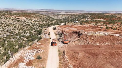 Şehitkamil'den Kabasakız'a yeni arazi yolları