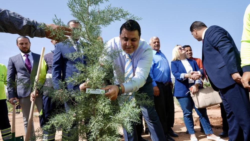 28. Etap Şehitkamil Ormanı’na can suyunu Umut Yılmaz verdi