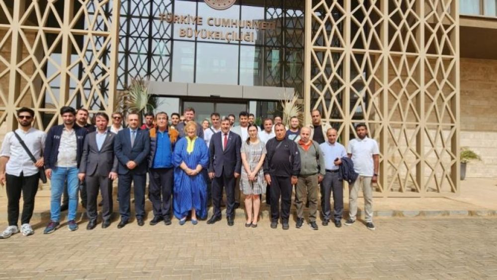 Gaziantepli Halıcıları Senegal Türkiye Büyükelçisi Sağman makamında ağırladı