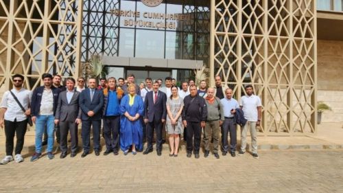 Gaziantepli Halıcıları Senegal Türkiye Büyükelçisi Sağman makamında ağırladı